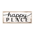 thumbnail image 1 of Stupell Industries Rustic Charm Happy Place Distressed Sign Design by Daphne Polselli, 1 of 6