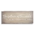thumbnail image 1 of Stupell Industries Rustic Classroom Teacher Quote Graphic Art Gallery Wrapped Canvas Print Wall Art, Design by Daphne Polselli, 1 of 7