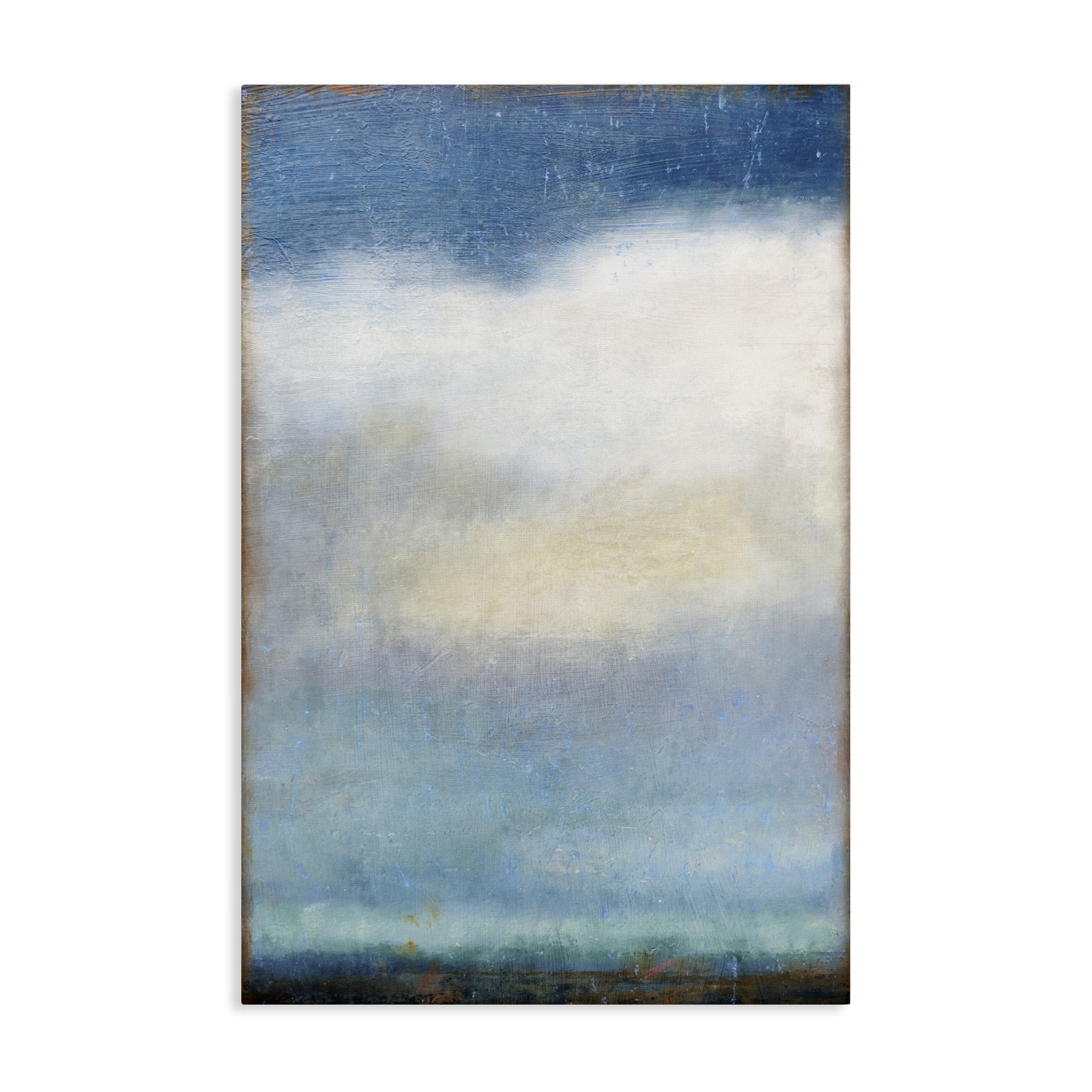 Stupell Industries Rustic Clouds Landscape Landscape Painting Gallery Wrapped Canvas Art Print Wall Art, 24 x 36