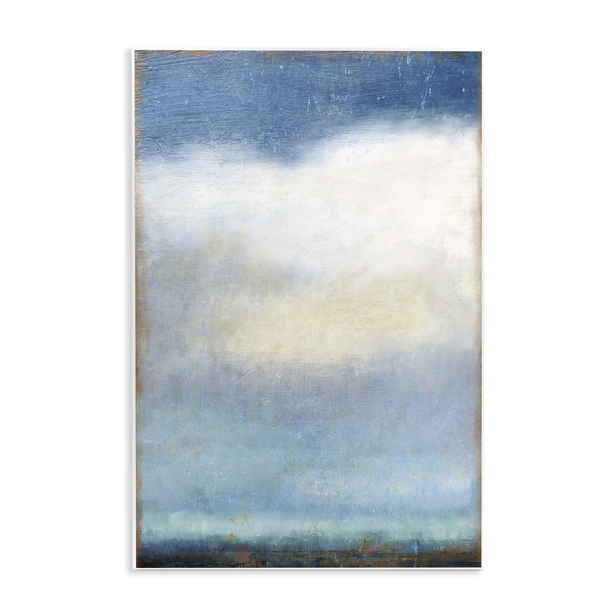 Stupell Industries Rustic Clouds Landscape Landscape Painting Unframed Art Print Wall Art, 13 x 19
