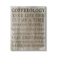 thumbnail image 1 of Stupell Industries Rustic Coffeeology Sign Espresso Positivity Phrases Drink Puns, 16 x 20, Design by Daphne Polselli, 1 of 5