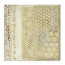 Stupell Industries Rustic Country Geometric Abstract Painting Gallery Wrapped Canvas Art Print Wall Art, 17 x 17