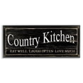 thumbnail image 1 of Stupell Industries Rustic Country Kitchen Typography Painting Black Framed Art Print Wall Art, 30 x 13, 1 of 10