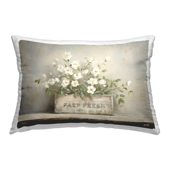 Stupell Industries Rustic Country Planter Decorative Printed Throw Pillow Design by Ramona Murdock