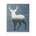 thumbnail image 1 of Stupell Industries Rustic Deer Silhouette Cabin Style Grain Pattern Graphic Art Gallery Wrapped Canvas Print Wall Art, Design by Lettered and Lined, 1 of 7