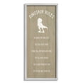 thumbnail image 1 of Stupell Industries Rustic Dinosaur Rules List of Motivational Phrases Inspirational Painting Gray Framed Art Print Wall Art, 13 x 30, 1 of 7