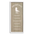 thumbnail image 1 of Stupell Industries Rustic Dinosaur Rules List of Motivational Phrases Inspirational Painting White Framed Art Print Wall Art, 13 x 30, 1 of 5