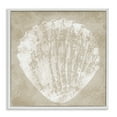 thumbnail image 1 of Stupell Industries Rustic Distressed Seashell Nautical & Beach Painting White Framed Art Print Wall Art, 24 x 24, 1 of 2