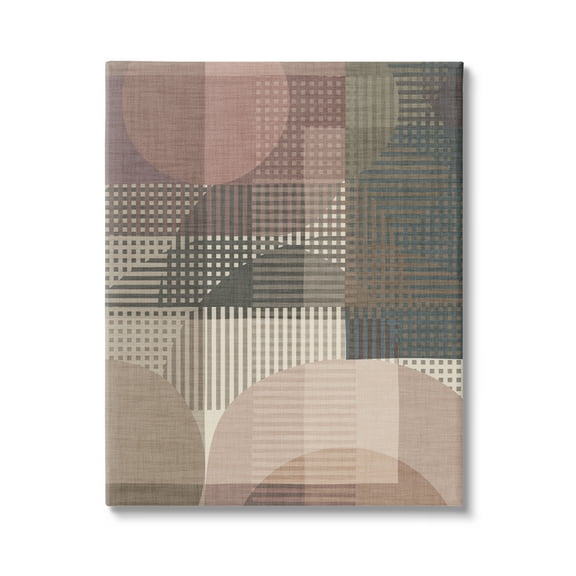 Stupell Industries Rustic Earthy Abstraction Abstract Painting Gallery Wrapped Canvas Art Print Wall Art, 16 x 20