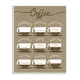 thumbnail image 1 of Stupell Industries Rustic Espresso Drink Guide Kitchen Coffee Chart Food & Beverage Painting Unframed Art Print Wall Art, 13 x 19, 1 of 6