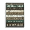 thumbnail image 1 of Stupell Industries Rustic Family House Rules Green Brown Tan Black Framed by Kim Allen, 1 of 7
