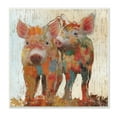 thumbnail image 1 of Stupell Industries Rustic Farm Pigs Abstract Contemporary Patchwork Pattern, 12 x 12, Design by Nan, 1 of 6