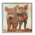 thumbnail image 1 of Stupell Industries Rustic Farm Pigs Abstract Contemporary Patchwork Pattern, 12 x 12, Design by Nan, 1 of 7