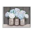 thumbnail image 1 of Stupell Industries Rustic Farmhouse Hydrangea Blossoms Mason Jar Planter, 30 x 24, Design by Ziwei Li, 1 of 6