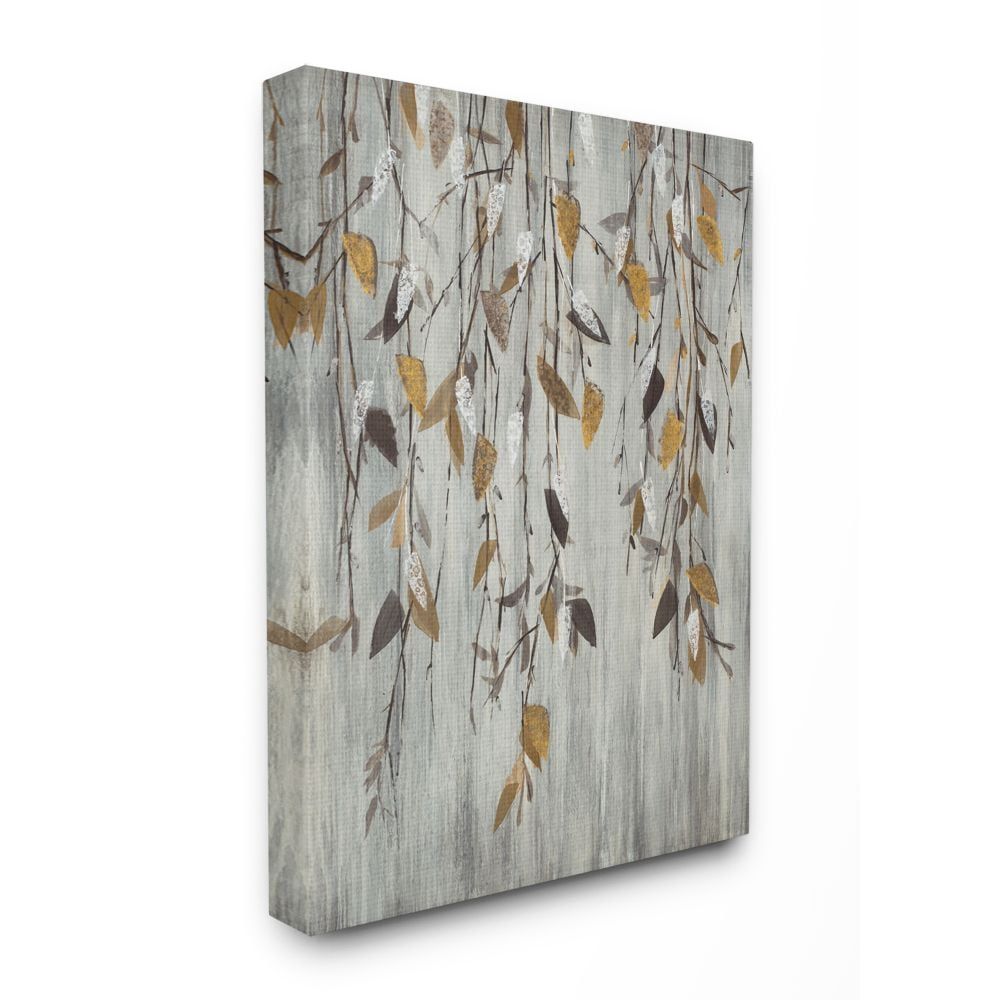 Stupell Industries Rustic Forest Vine Landscape Brown Grey Country Painting Canvas Wall Art Design by Liz Jardine, 24" x 30"