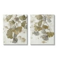 thumbnail image 1 of Stupell Industries Rustic Gingko Leaves Botanical & Floral Painting Gallery Wrapped Canvas Art Print Wall Art, 16 x 20, Set of 2, 1 of 8