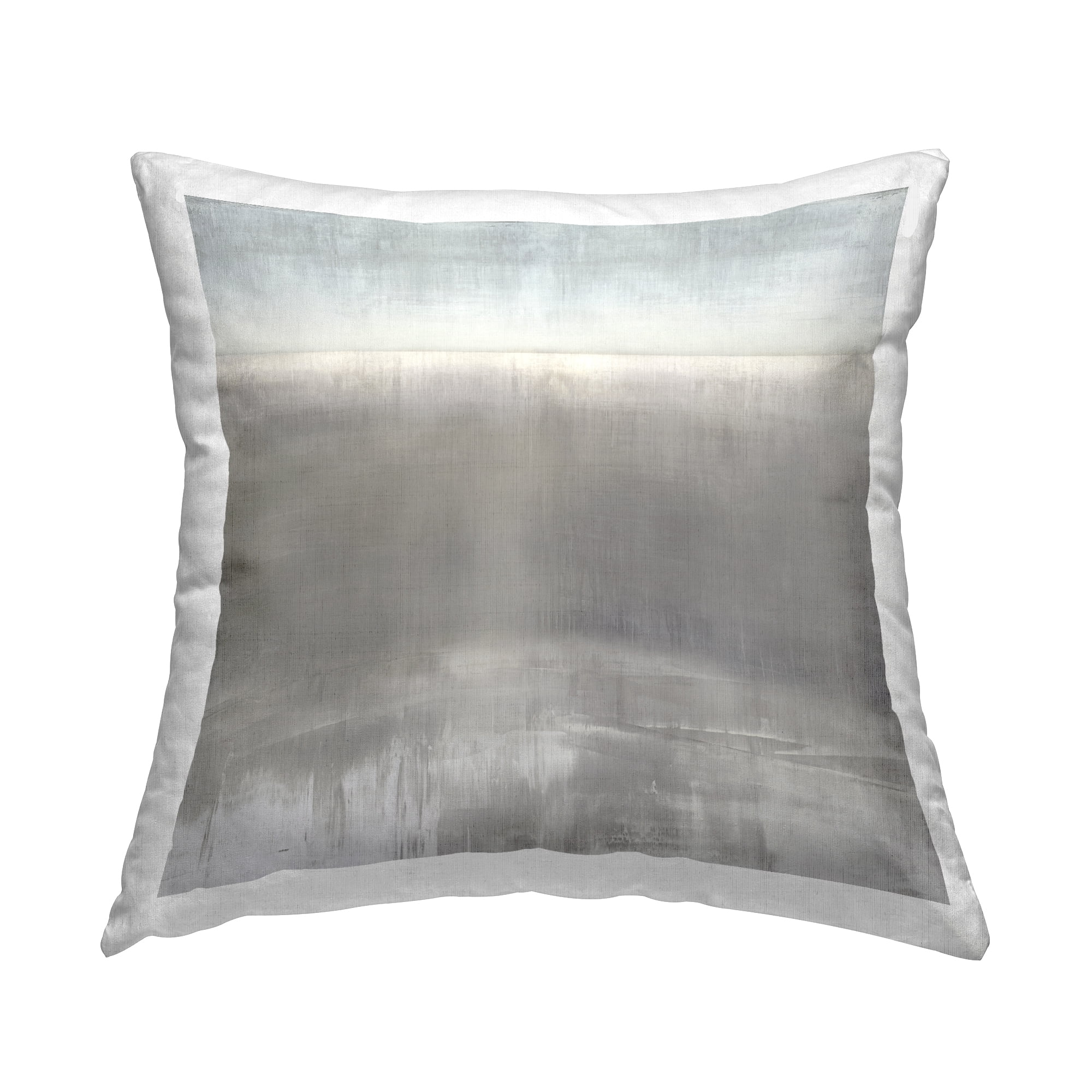 Stupell Industries Rustic Grey Abstraction Decorative Printed Throw Pillow, 18 x 18