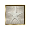 thumbnail image 1 of Stupell Industries Rustic Grey Starfish Nature Painting Gold Floater Framed Canvas Art Print Wall Art, 18 x 18, 1 of 10