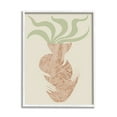 thumbnail image 1 of Stupell Industries Rustic Hands Holding Flower Plant Pot Botanical Leaves Framed Wall Art, 16 x 20, Design by Lil' Rue, 1 of 7