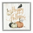 thumbnail image 1 of Stupell Industries Rustic Happy Halloween Holiday Painting Gray Framed Art Print Wall Art, 12 x 12, 1 of 9