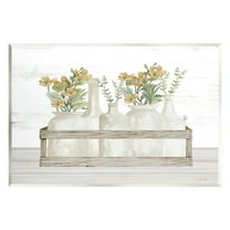 Stupell Industries Rustic Herb Jars Botanical & Floral Painting Unframed Art Print Wall Art, 15 x 10