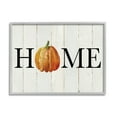 thumbnail image 1 of Stupell Industries Rustic Home Pumpkin Holiday Painting Gray Framed Art Print Wall Art, 30 x 24, 1 of 9