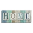 thumbnail image 1 of Stupell Industries Rustic Home Typography Sign Blue Birch Pattern, 30 x 13, Design by Carol Robinson, 1 of 5