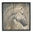 thumbnail image 1 of Stupell Industries Rustic Horse Portrait Animals & Insects Painting Black Framed Art Print Wall Art, 17 x 17, 1 of 8