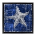 thumbnail image 1 of Stupell Industries Contemporary Rustic Indigo Starfish Black Floating Frame Canvas Art, 18 x 18, by Paul Brent, 1 of 8