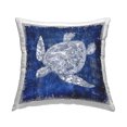 thumbnail image 1 of Stupell Industries Rustic Indigo Turtle Decorative Printed Throw Pillow Design by Paul Brent., 1 of 6