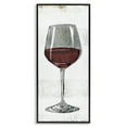 Stupell Industries Rustic Kitchen Red Wine Glass Food & Beverage