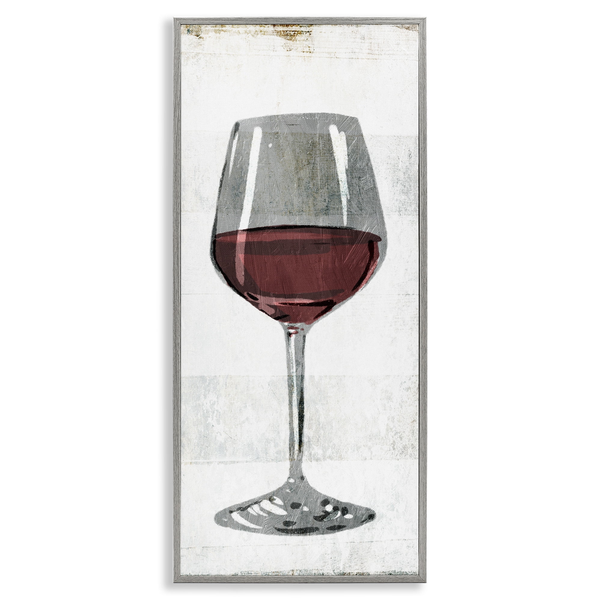 Set 4 Pannelli Decorativi A Tema Vino – Stupell Home Collection – Litografie Su Legno – Pronti Da Appendere