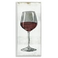 Stupell Industries Rustic Kitchen Red Wine Glass Food & Beverage
