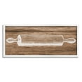 thumbnail image 1 of Stupell Industries Rustic Kitchen Rolling Pin Graphic Art White Framed Art Print Wall Art, Design by Lil' Rue, 1 of 7