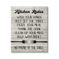 thumbnail image 1 of Stupell Industries Rustic Kitchen Rules Food & Beverage Painting Gallery Wrapped Canvas Art Print Wall Art, 30 x 40, 1 of 8