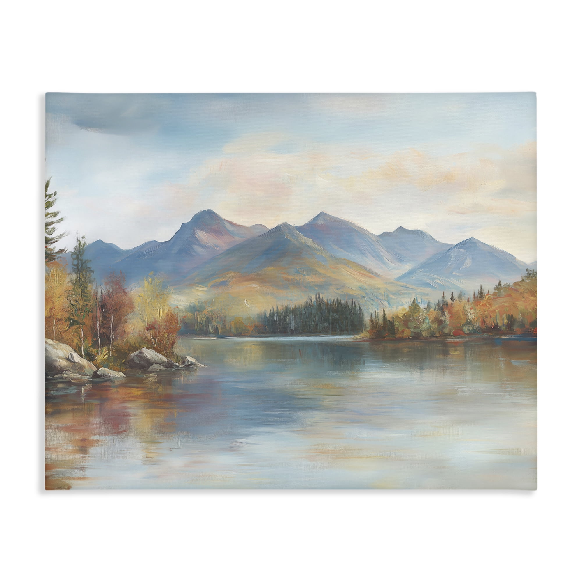 Stupell Industries Rustic Lake Landscape in Fall Canvas Wall Art, design by LSR Design Studio