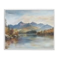 thumbnail image 1 of Stupell Industries Traditional Rustic Lake Landscape in Fall White Framed Giclee Art, 20 x 16, by LSR Design Studio, 1 of 8