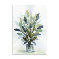 Stupell Industries Rustic Leaves Jar Botanical & Floral Painting Unframed Art Print Wall Art, 10 x 15