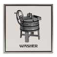 thumbnail image 1 of Stupell Industries Rustic Lodge Antique Rotary Washer Gray Floating Frame Canvas Art, 25 x 25, by Val Rhodes, 1 of 7