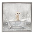 thumbnail image 1 of Stupell Industries Rustic Lodge Baby Llama Bath Time Gray Floating Frame Canvas Art, 18 x 18, by Kim Allen, 1 of 7