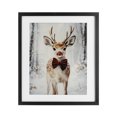 thumbnail image 1 of Stupell Industries Rustic Lodge Baby Reindeer with Red Nose Black Framed Print Under Glass, 17 x 21, by Arlington Prints, 1 of 8