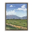 Winiw Frame Stupell Industries Rustic Lodge Back Window Overlooking Hay Fields ...
