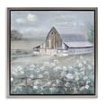 thumbnail image 1 of Stupell Industries Rustic Lodge Blooming Farmhouse Meadow Gray Floating Frame Canvas Art, 18 x 18, by Sally Swatland, 1 of 8