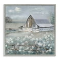 thumbnail image 1 of Stupell Industries Rustic Lodge Blooming Farmhouse Meadow Gray Framed Giclee Art, 24 x 24, by Sally Swatland, 1 of 8