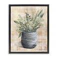 thumbnail image 1 of Stupell Industries Rustic Lodge Botanical Herbs Pottery Black Floating Frame Canvas Art, 25 x 31, by Kelley Talent, 1 of 8