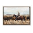 thumbnail image 1 of Stupell Industries Rustic Lodge Brown Floating Frame Canvas Art, 31 x 21, by Nina Blue, 1 of 9