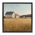 thumbnail image 1 of Stupell Industries Rustic Lodge Clear Sky over Barn Black Floating Frame Canvas Art, 18 x 18, by Steve Hunziker, 1 of 8