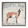 thumbnail image 1 of Stupell Industries Rustic Lodge Country Fair Goat Gray Floating Frame Canvas Art, 18 x 18, by Gail Fraser, 1 of 8