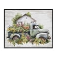 thumbnail image 1 of Stupell Industries Rustic Lodge Country Floral Truck Black Framed Giclee Art, 14 x 11, by Lettered and Lined, 1 of 8