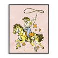 thumbnail image 1 of Stupell Industries Rustic Lodge Cowgirl with Lasso Black Framed Giclee Art, 11 x 14, by Ziwei Li, 1 of 8